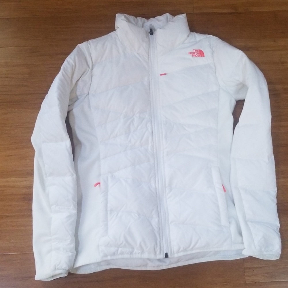 Northface White Winter Jacket